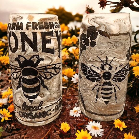 Hand Crafted Other - So Sweet Collection/(2) Glass Beer Cans